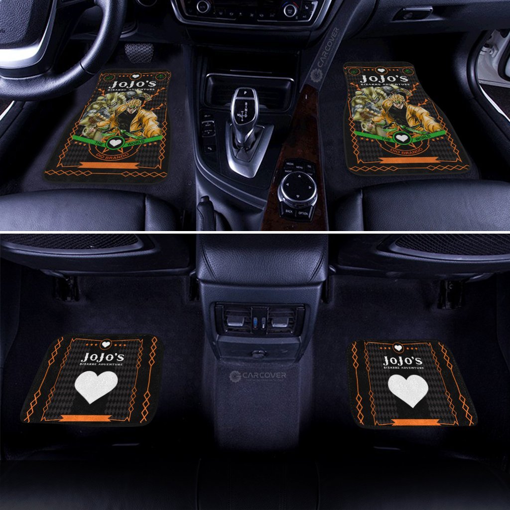 Dio Brando Car Floor Mats Custom Anime JoJo's Bizarre Adventure Car Interior Accessories