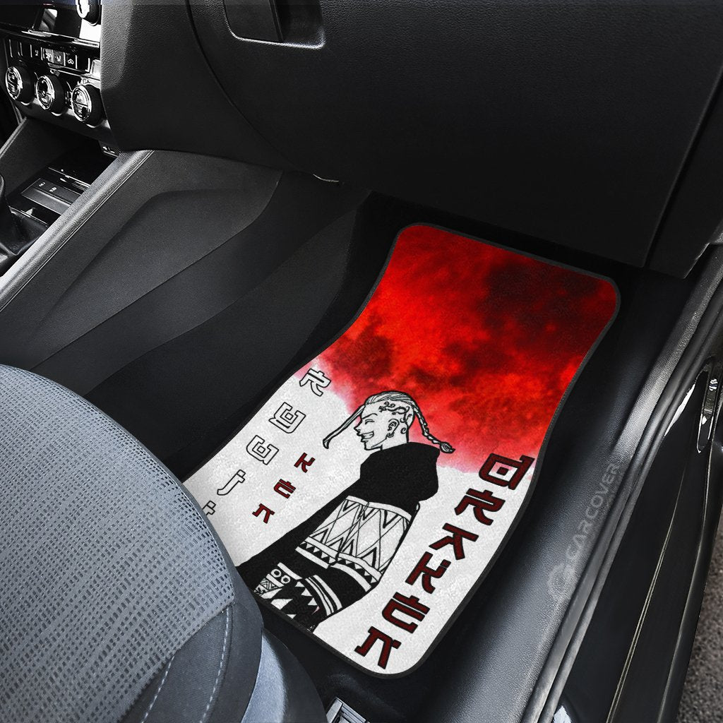 Draken Car Floor Mats Custom Anime Tokyo Revengers Car Interior Accessories