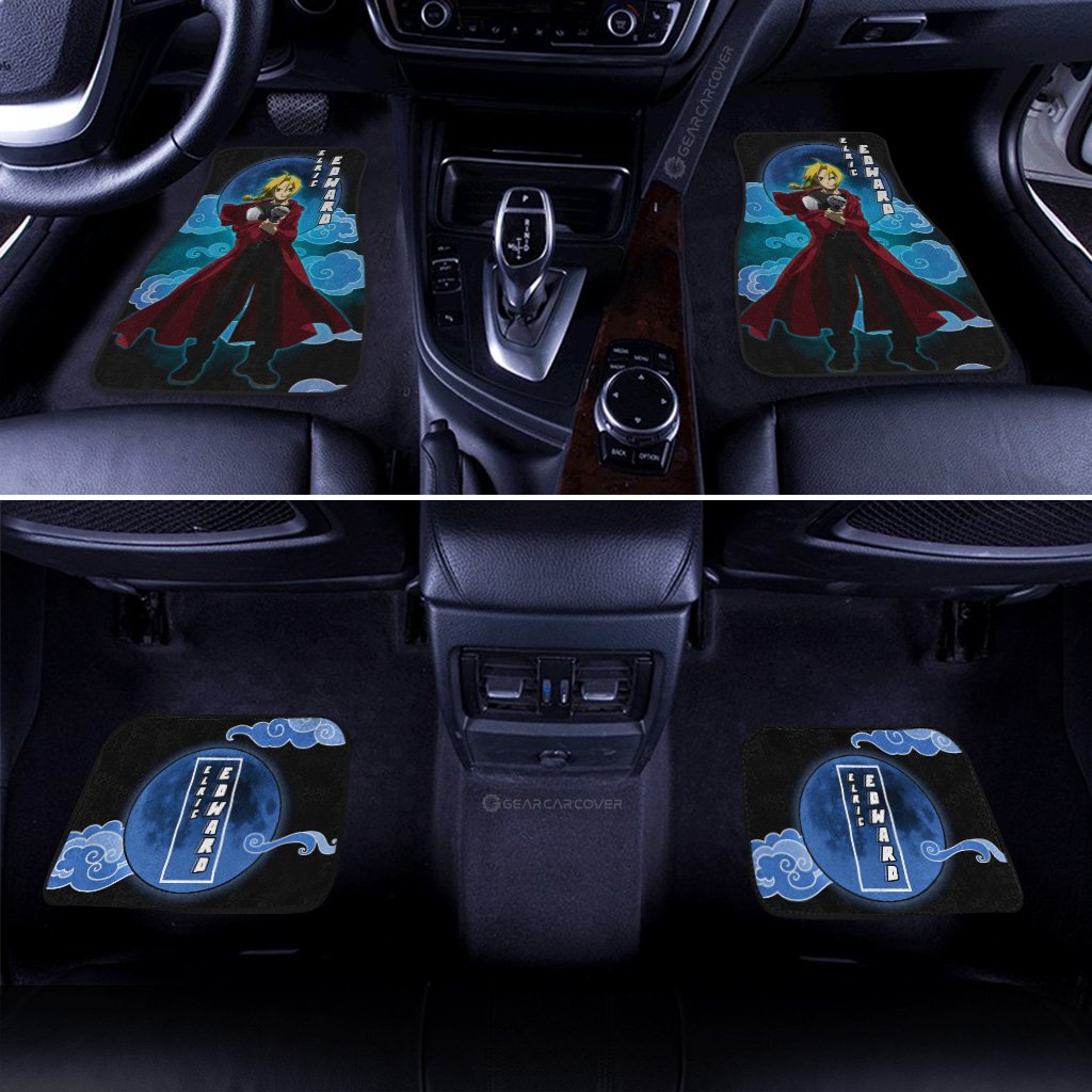 Edward Elric Car Floor Mats Custom Fullmetal Alchemist Anime Car Interior Accessories