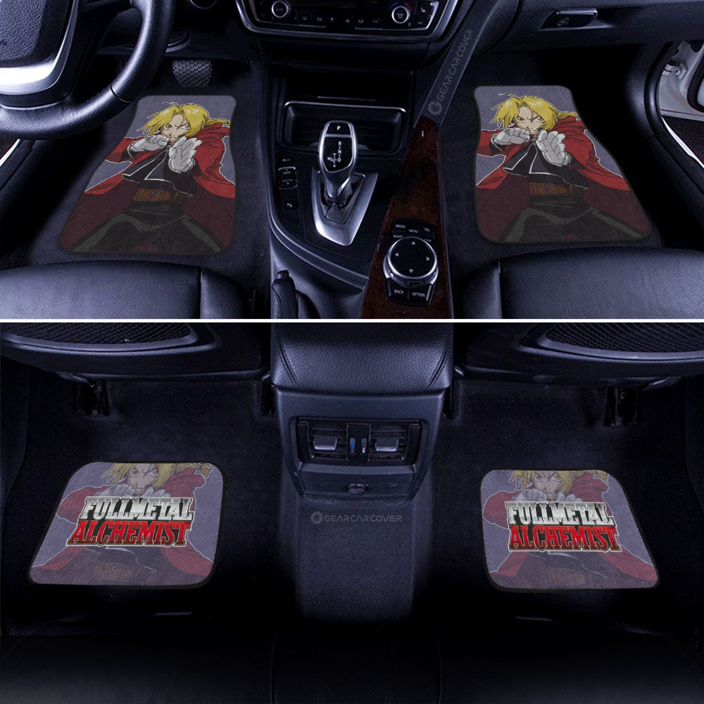 Edward Elric Car Floor Mats Custom Main Hero Fullmetal Alchemist Anime Car Accessories