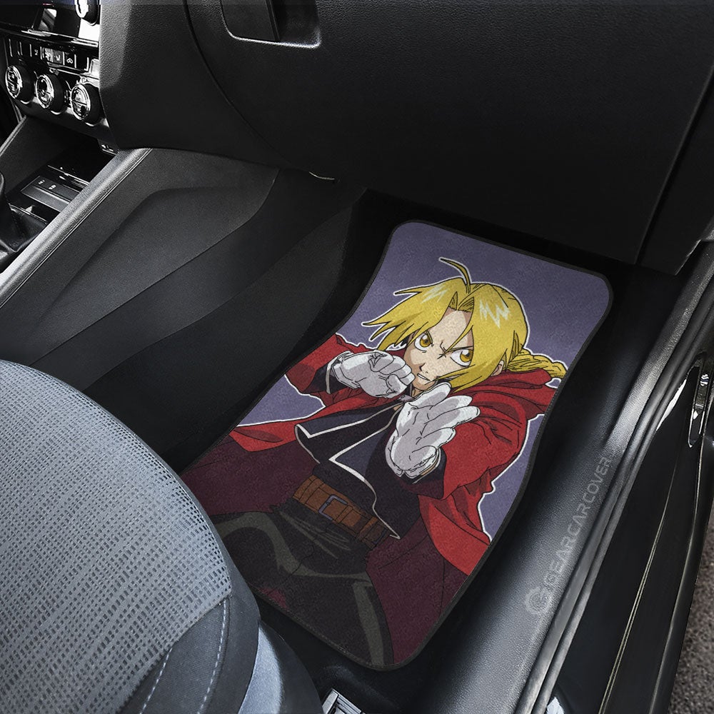 Edward Elric Car Floor Mats Custom Main Hero Fullmetal Alchemist Anime Car Accessories