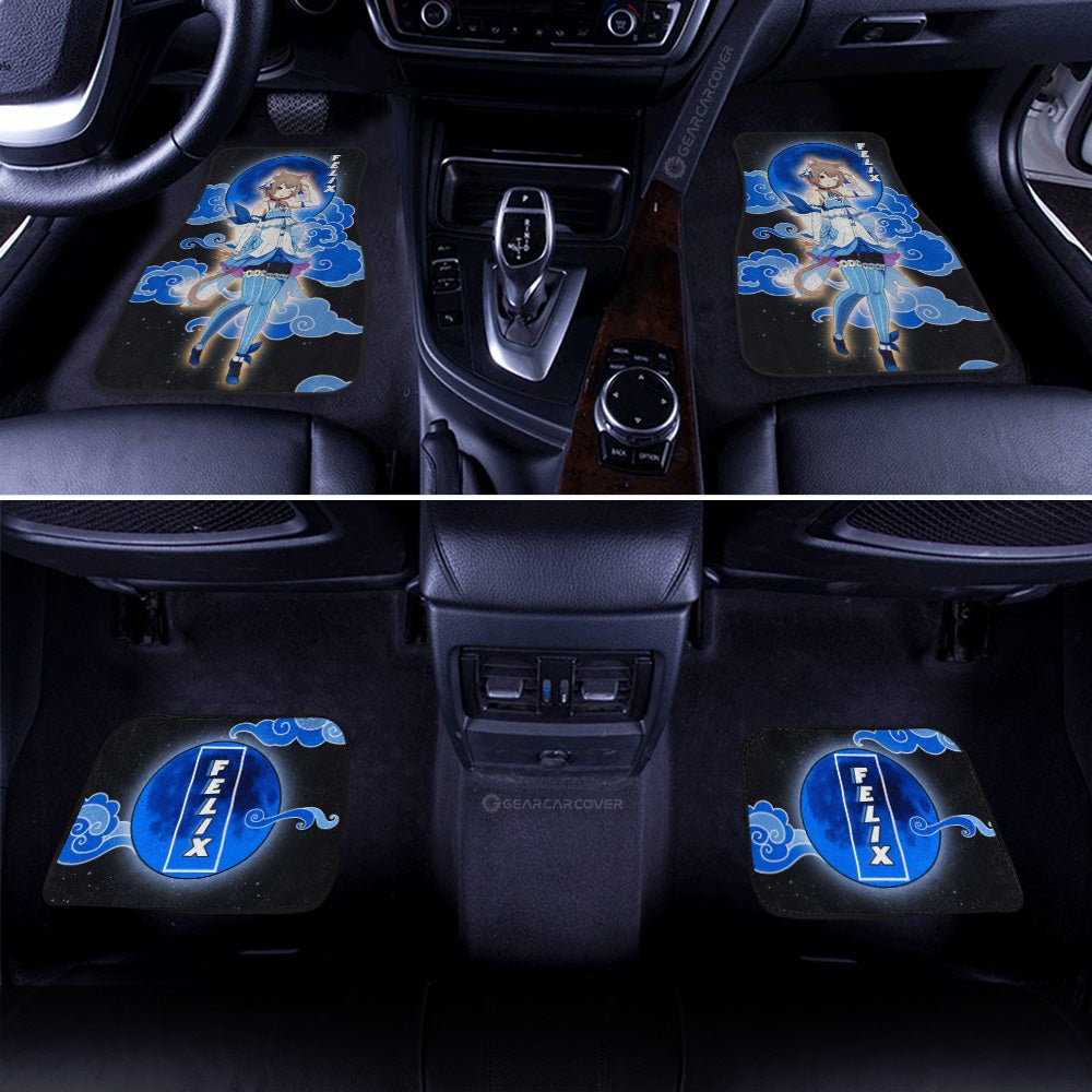 Felix Car Floor Mats Custom Re:Zero Anime Car Accessories Gifts For Fans