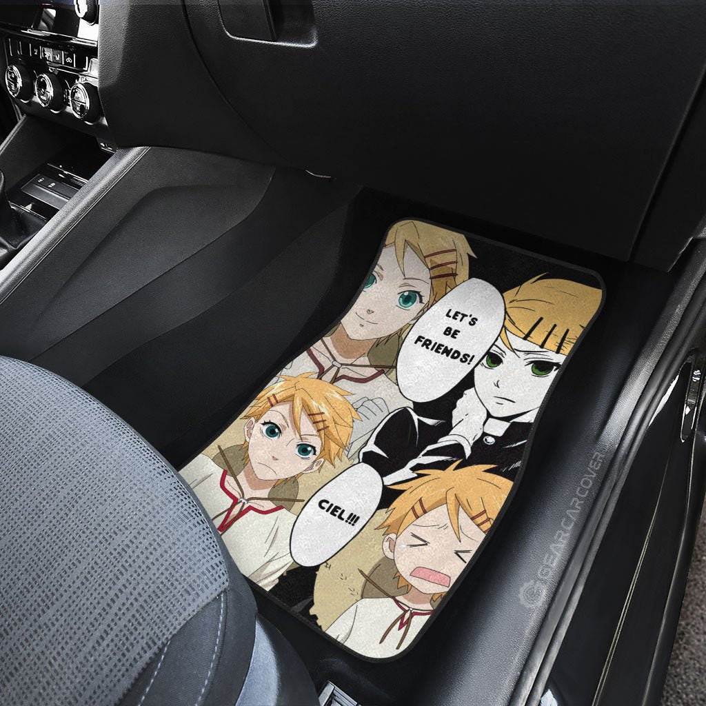 Finnian Car Floor Mats Custom Black Butler Anime Car Accessories
