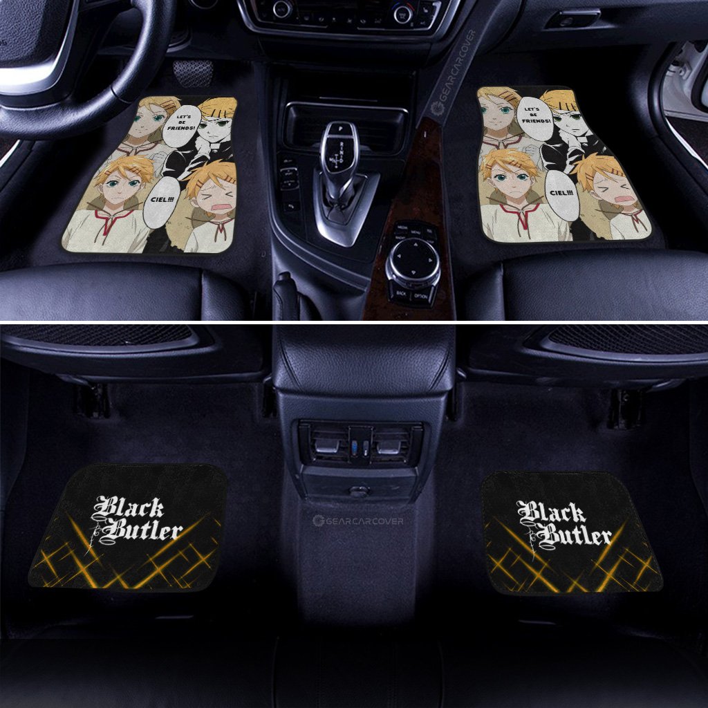 Finnian Car Floor Mats Custom Black Butler Anime Car Accessories