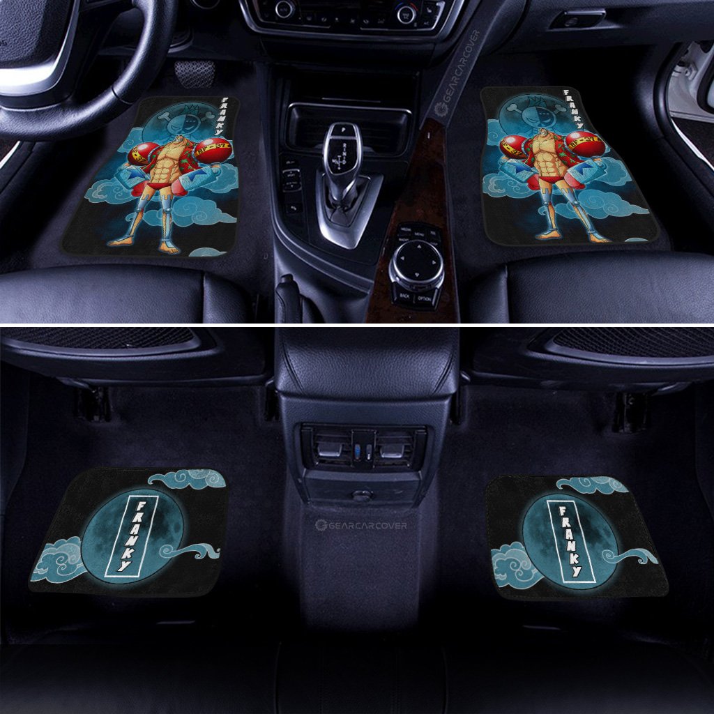 Franky Car Floor Mats Custom Anime One Piece Car Accessories Gifts For Anime Fans