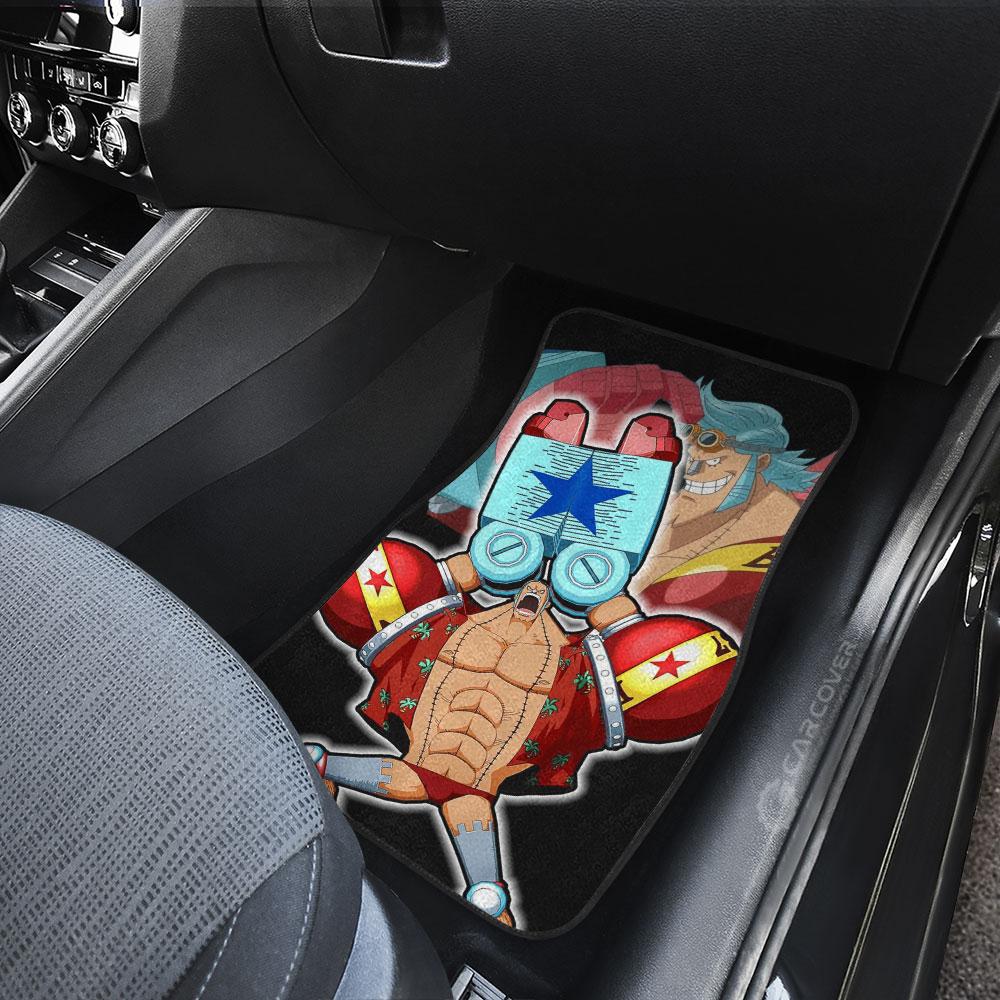Franky Car Floor Mats Custom One Piece Anime Car Interior Accessories