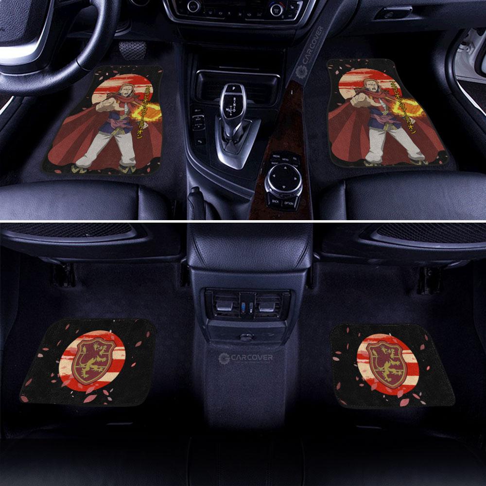 Fuegoleon Vermillion Car Floor Mats Custom Anime Black Clover Car Accessories