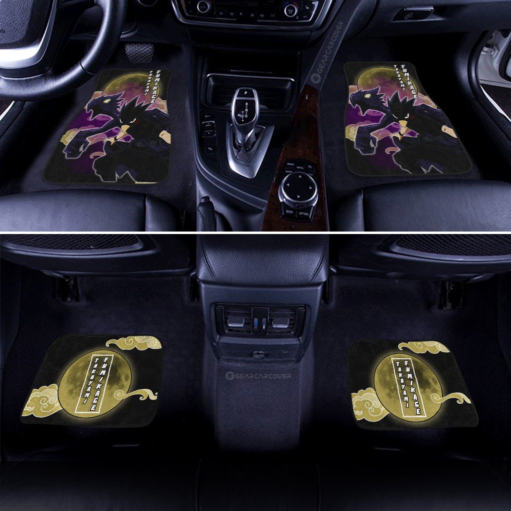 Fumikage Tokoyami Car Floor Mats Custom Anime My Hero Academia Car Interior Accessories