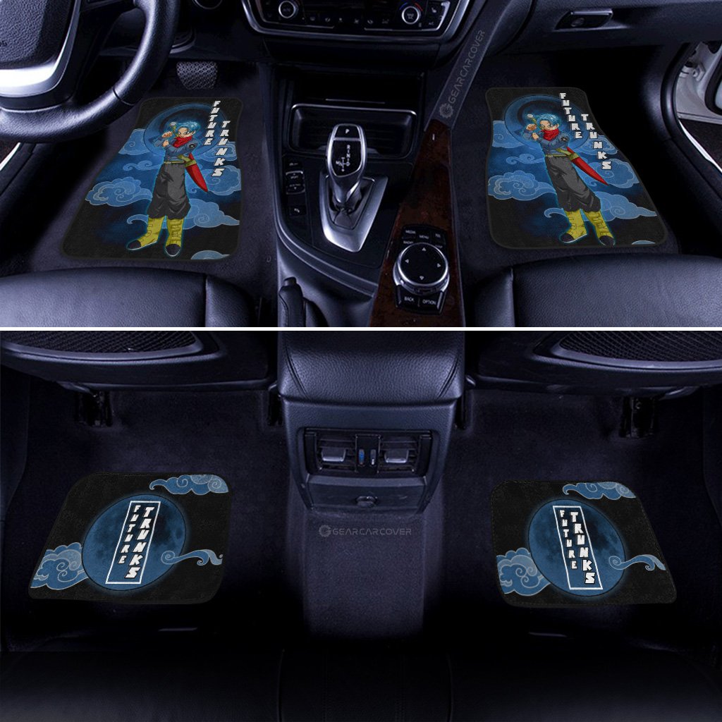 Future Trunks Car Floor Mats Custom Anime Dragon Ball Car Accessories