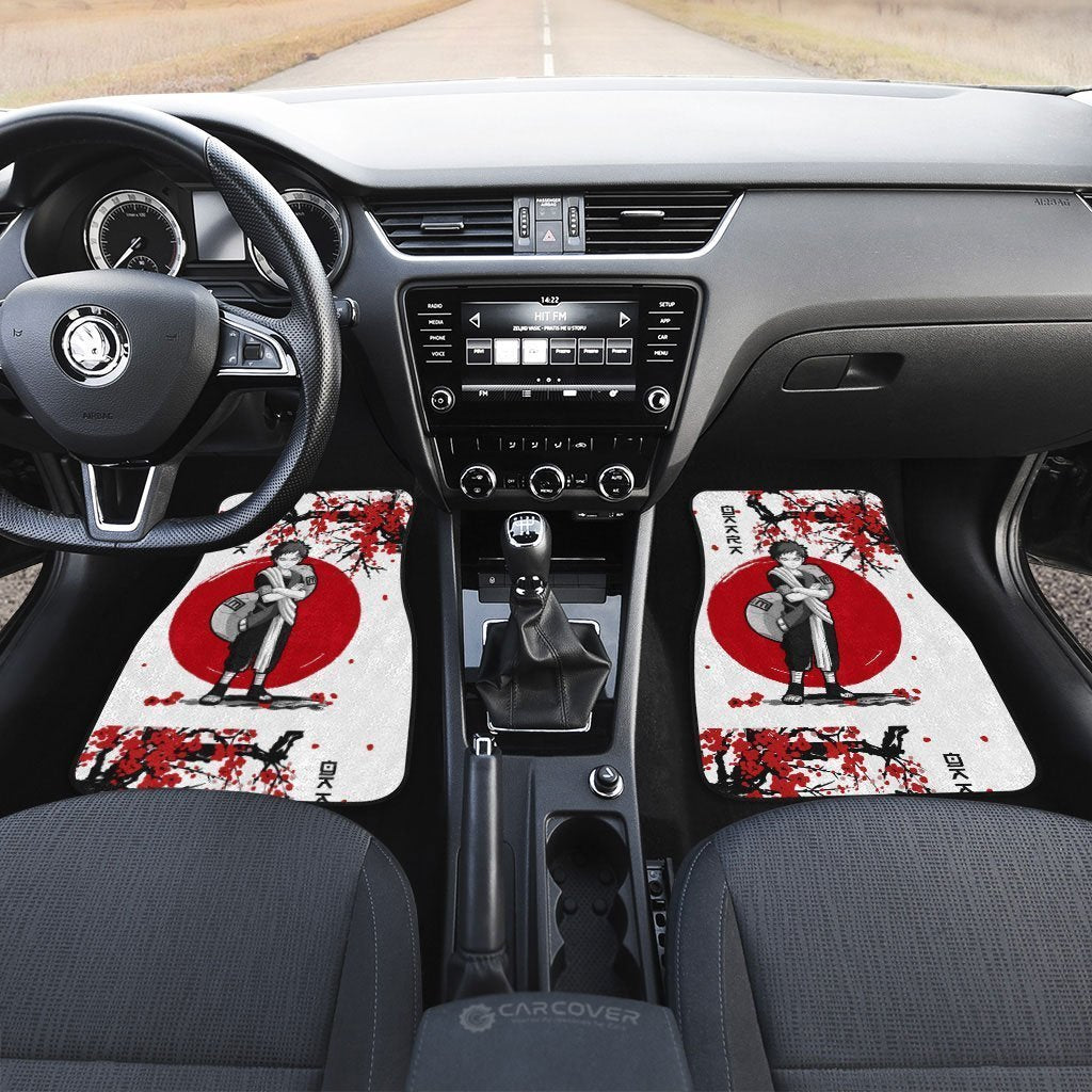 Gaara Car Floor Mats Custom Japan Style Anime Naruto Car Accessories