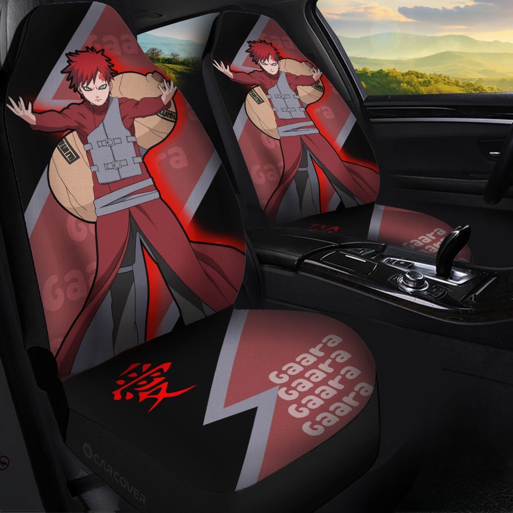 Gaara Car Seat Covers Custom Naruto Anime Car Accessories