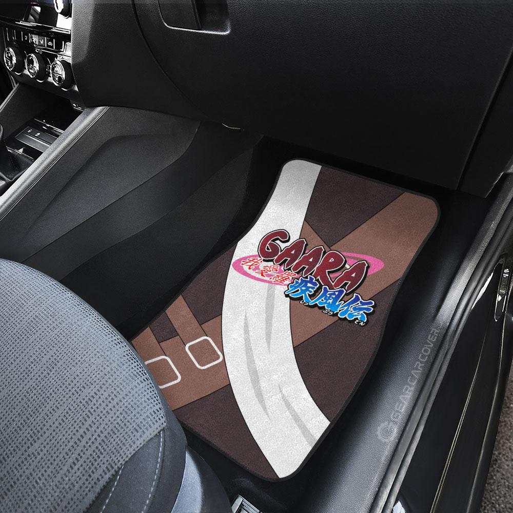Gaara Uniform Car Floor Mats Custom Naruto Anime Car Interior Accessories