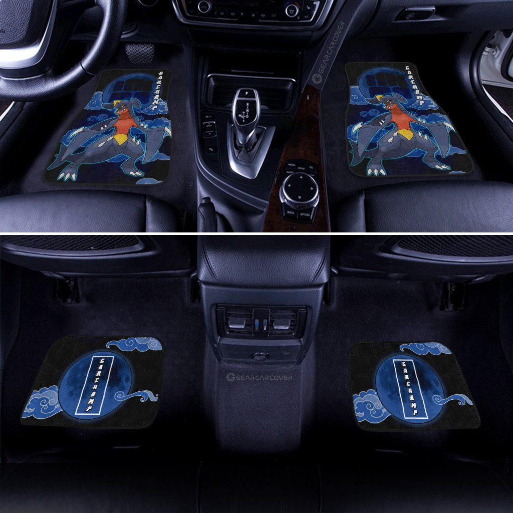 Garchomp Car Floor Mats Custom Anime Pokemon Car Accessories For Anime Fans