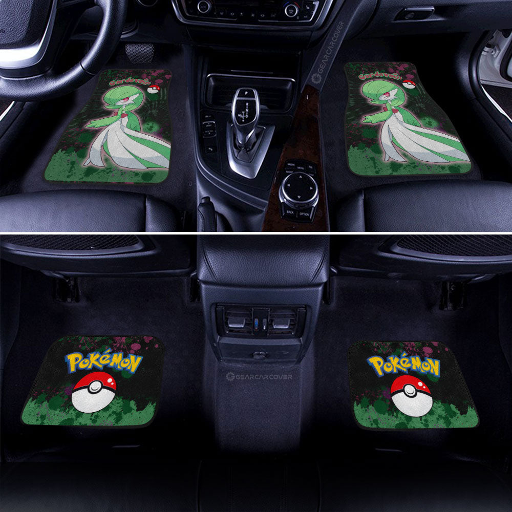 Gardevoir Car Floor Mats Custom Tie Dye Style Pokemon Anime Car Accessories