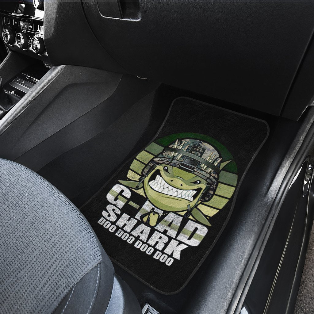 G-Dad Shark Car Floor Mats Custom Car Accessories Gift Idea For Veteran G-Force