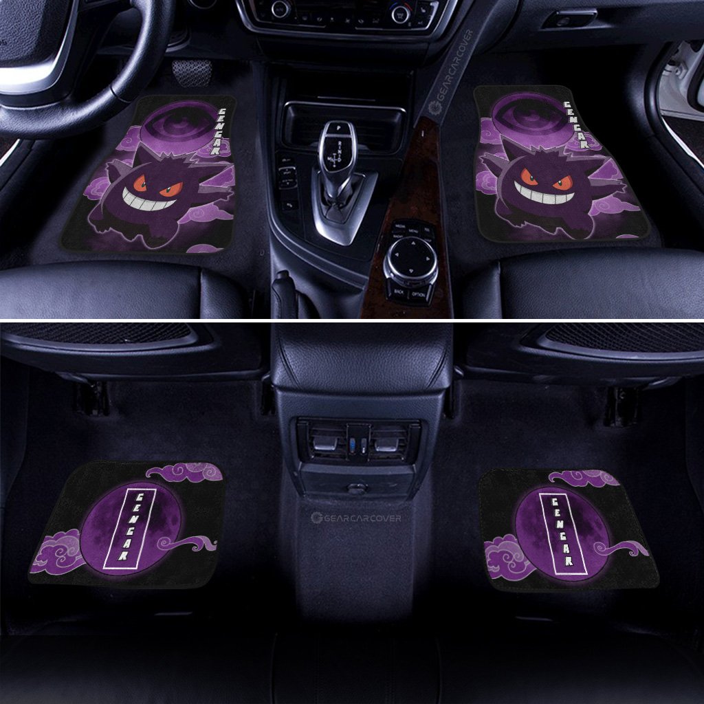 Gengar Car Floor Mats Custom Pokemon Anime Car Accessories For Anime Fans