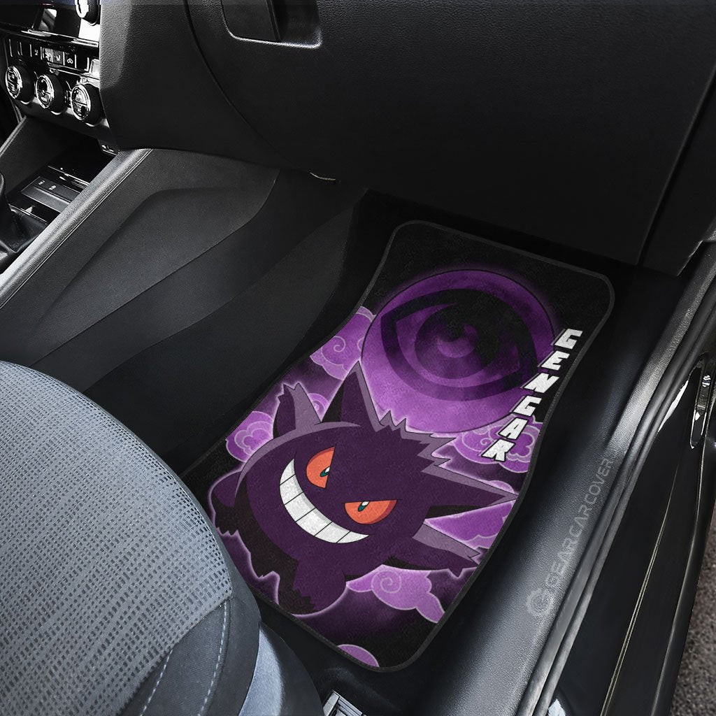 Gengar Car Floor Mats Custom Pokemon Anime Car Accessories For Anime Fans