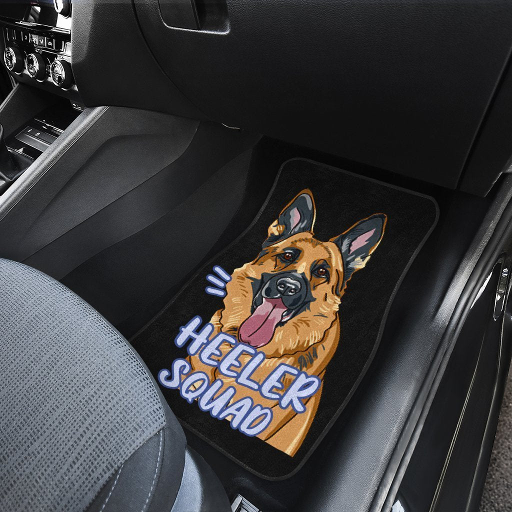 German Shepherd Car Floor Mats Custom Best Gift Idea For Dog Trainers