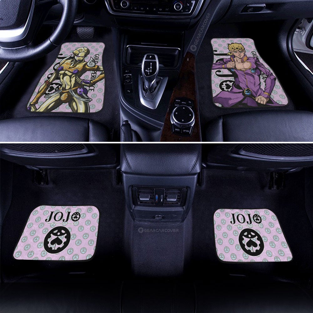 Giorno Giovanna Car Floor Mats Custom JoJo's Bizarre Adventure Anime Car Accessories