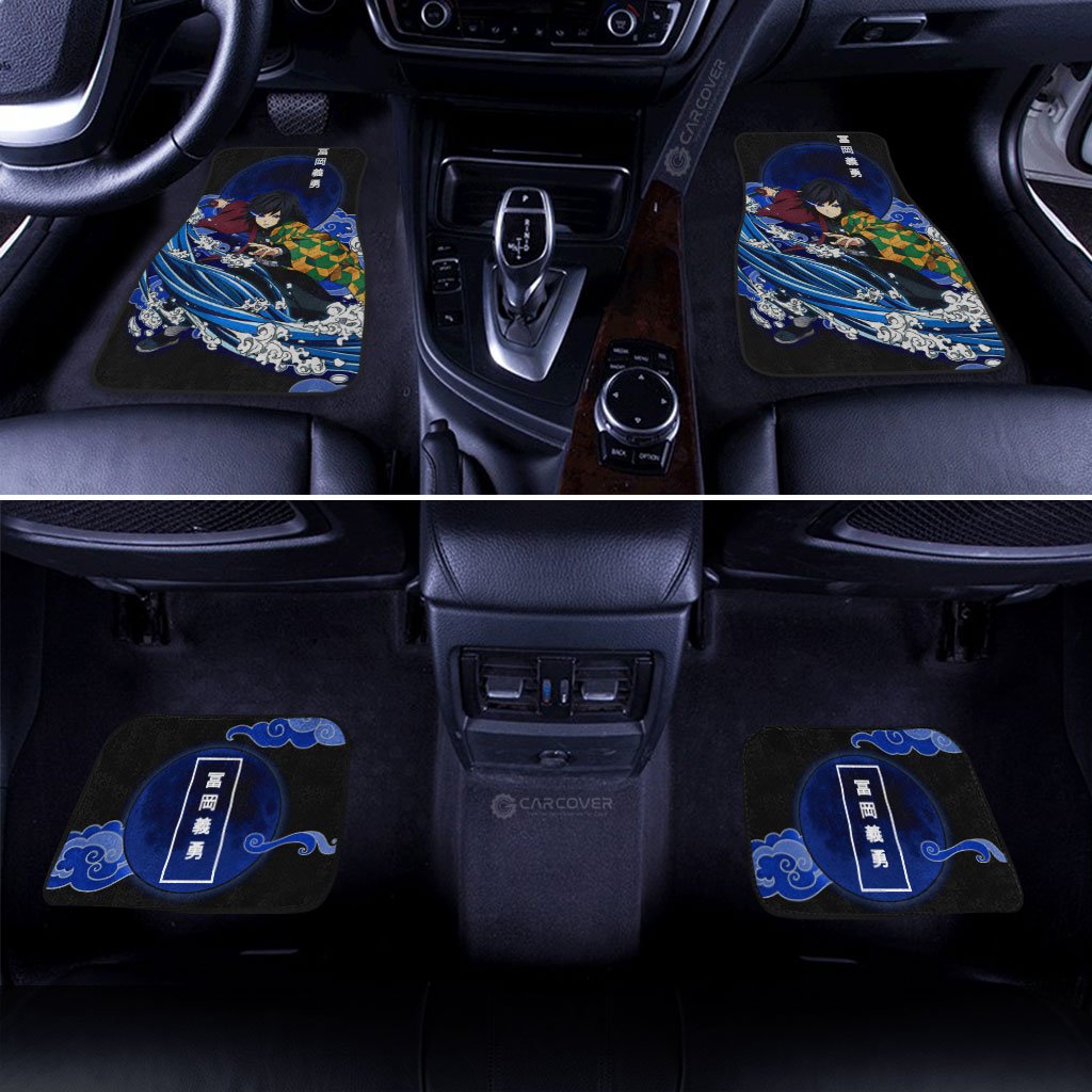 Giyuu Tomioka Car Floor Mats Custom Anime Demon Slayer Car Accessories