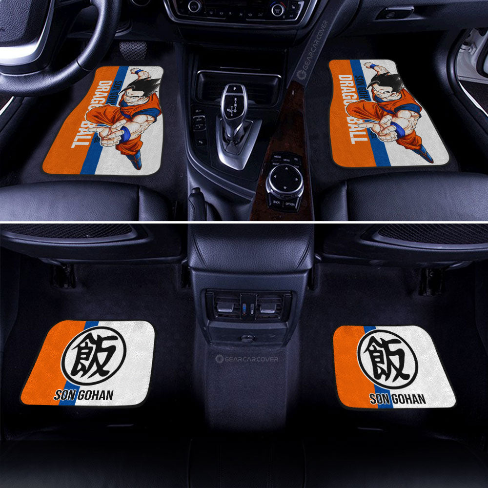 Gohan Car Floor Mats Custom Dragon Ball Car Accessories Gifts For Anime Fans