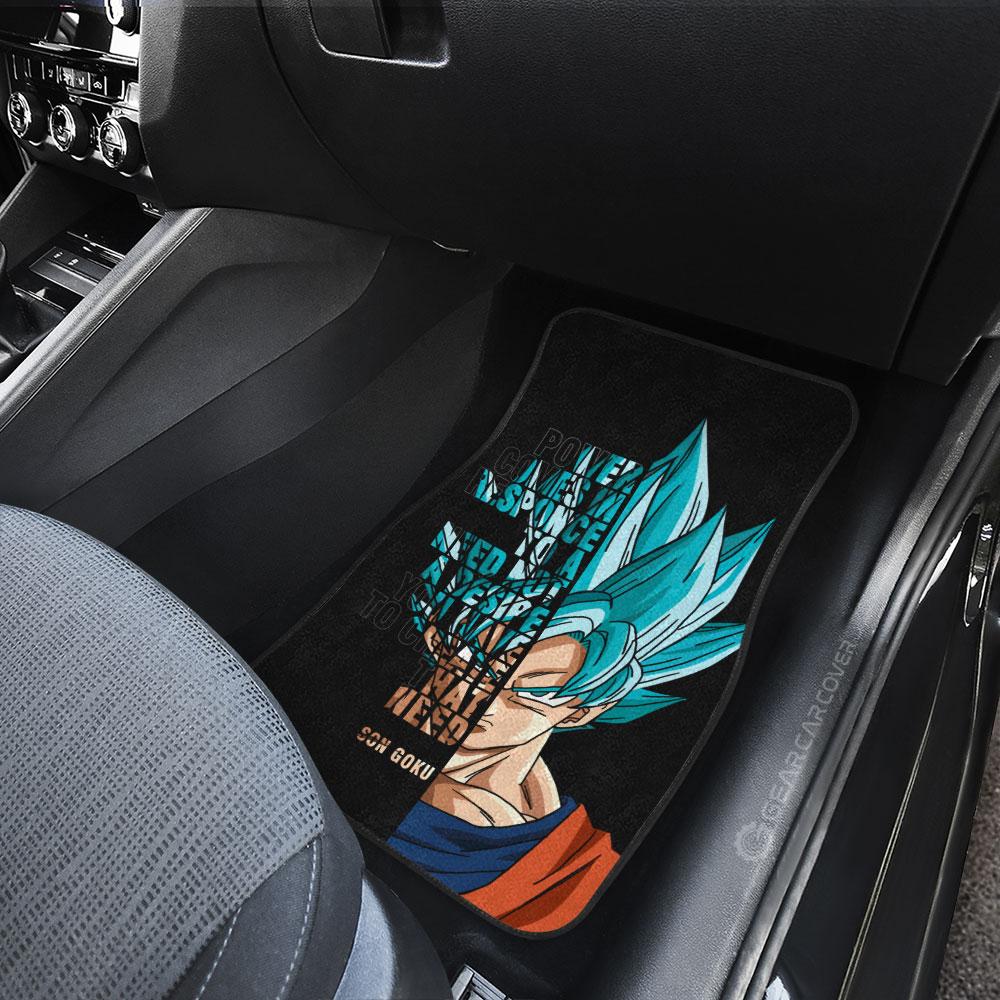 Goku Car Floor Mats Custom Gift For Dragon Ball Anime Fans