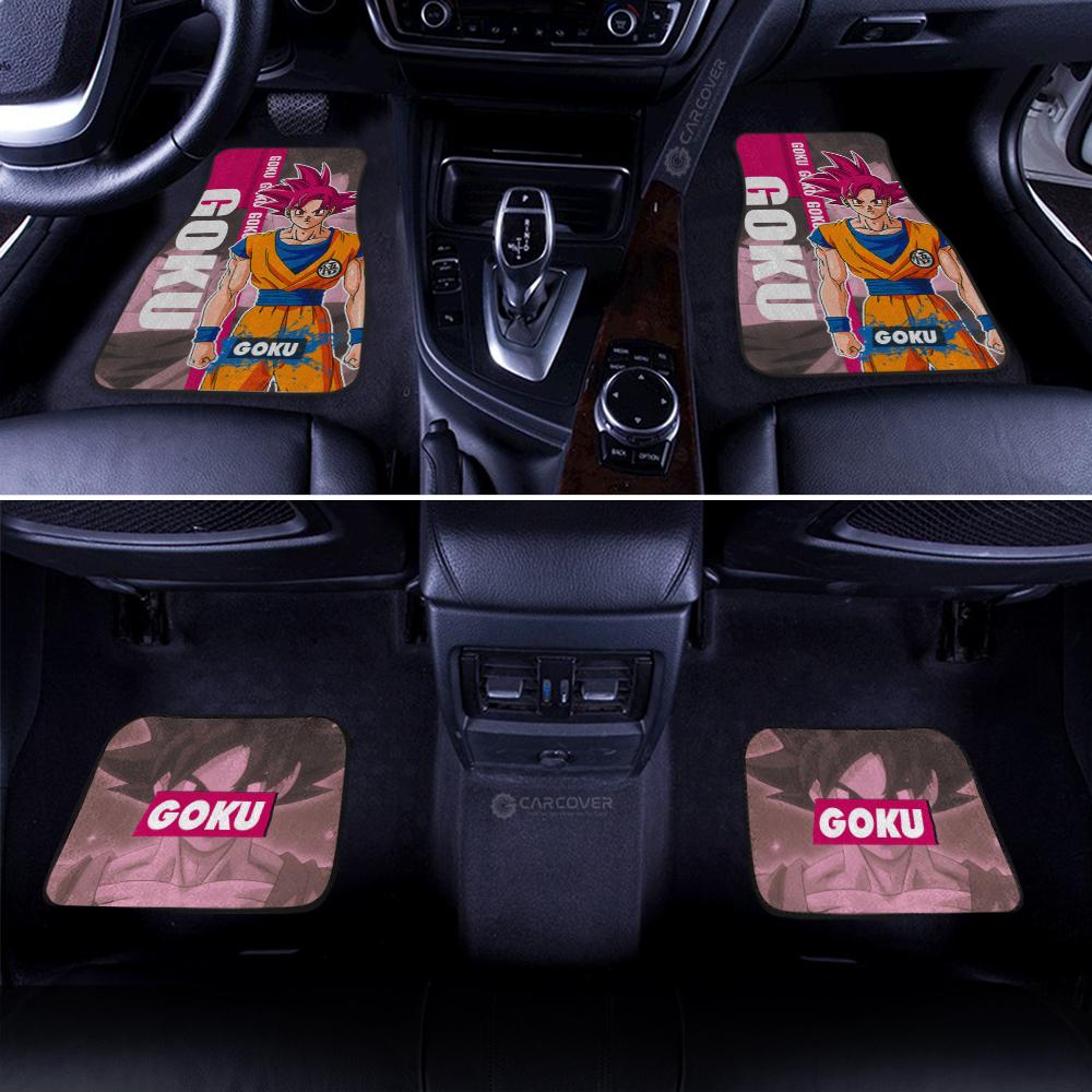 Goku God Car Floor Mats Custom Dragon Ball Anime Car Accessories