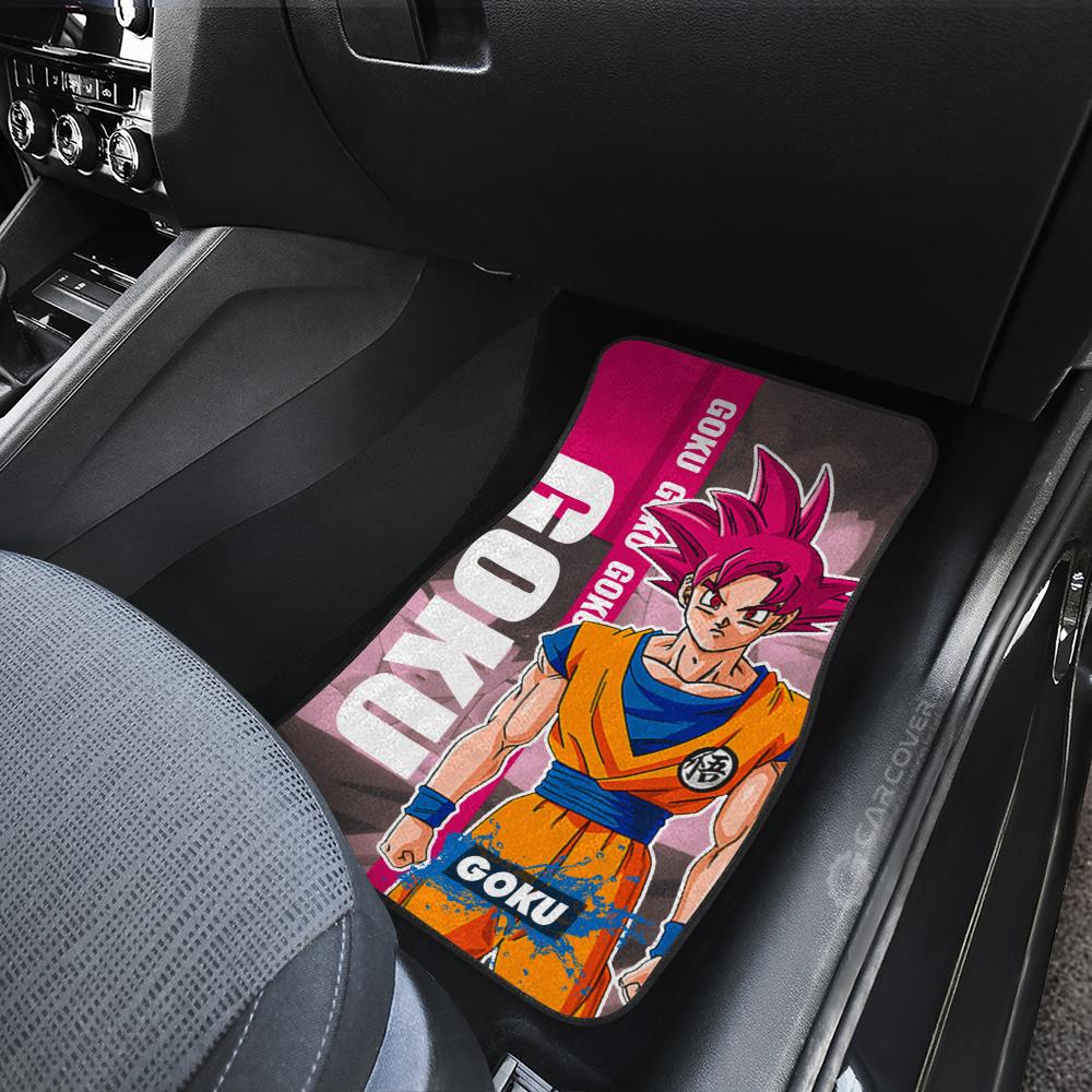 Goku God Car Floor Mats Custom Dragon Ball Anime Car Accessories