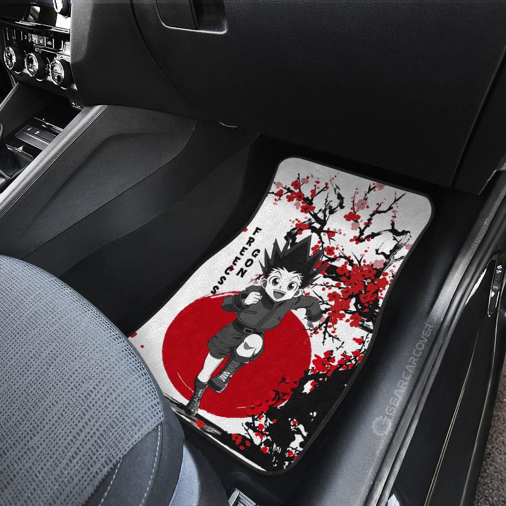 Gon And Killua Car Floor Mats Custom Japan Style Hunter x Hunter Anime Car Accessories