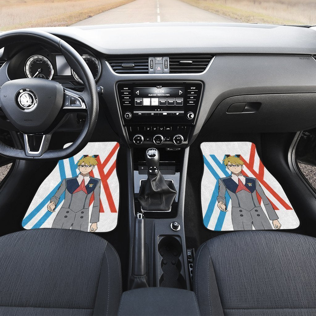 Goro code 056 Car Floor Mats Custom Anime Darling In The Franxx Car Accessories