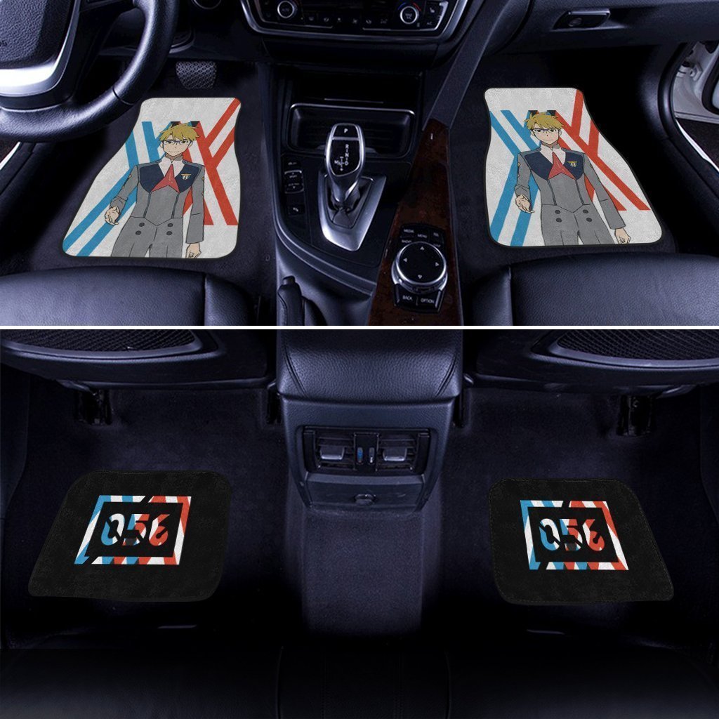 Goro code 056 Car Floor Mats Custom Anime Darling In The Franxx Car Accessories