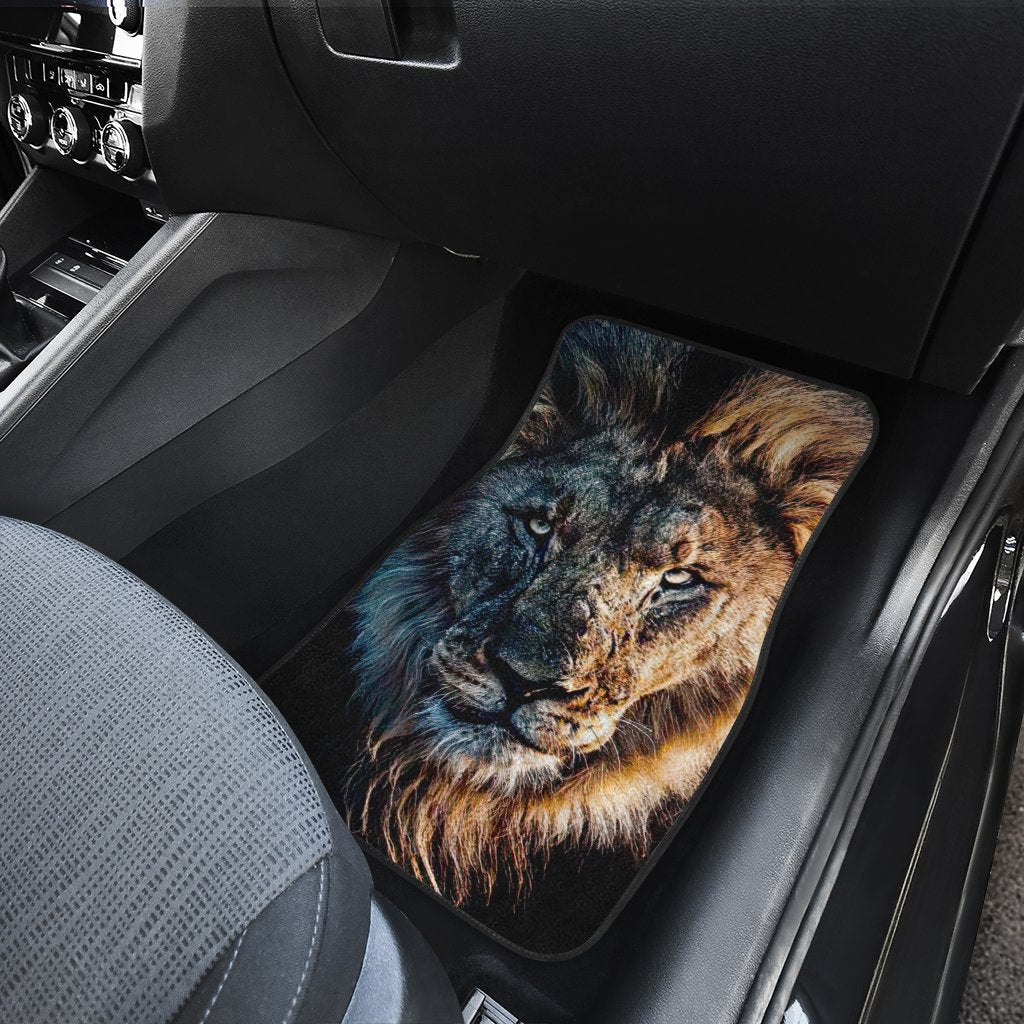 Great Dad Lion Car Floor Mats Custom Car Accessories Gift For Dad