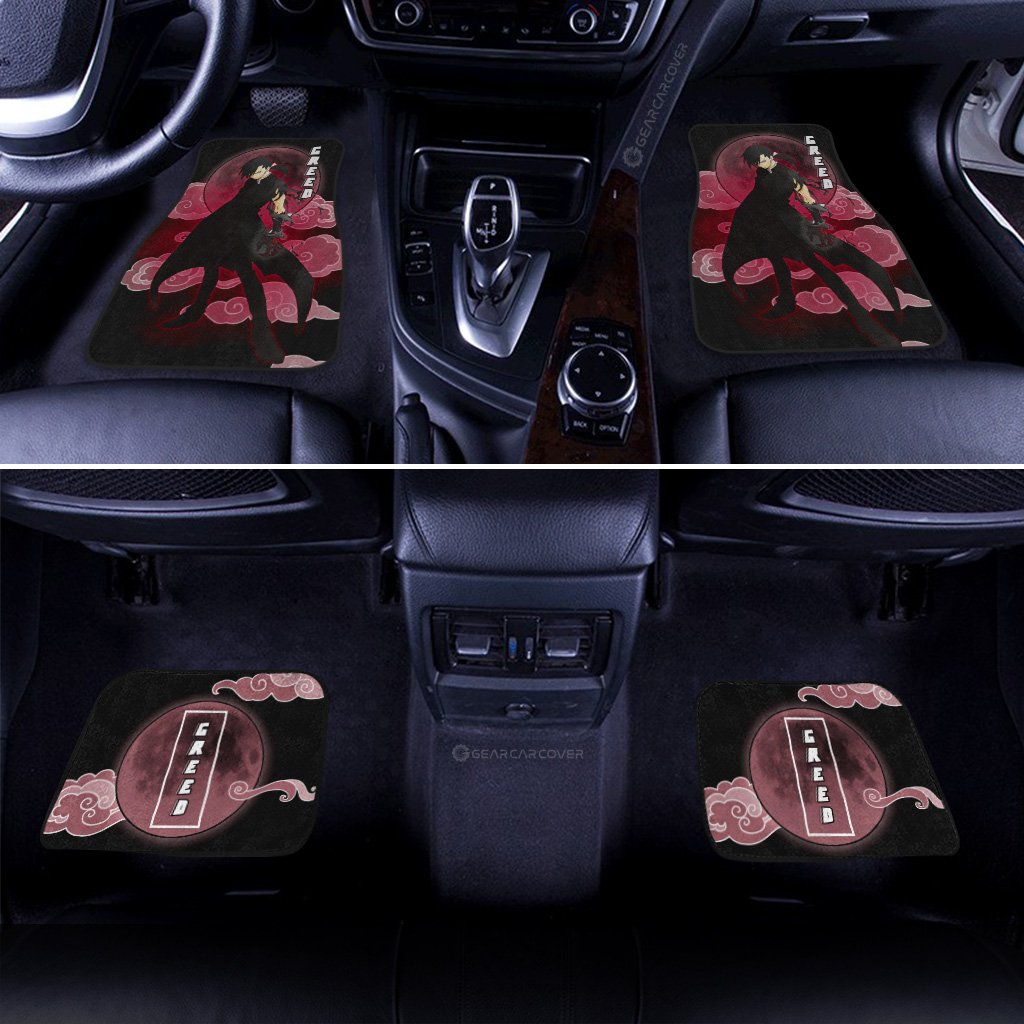 Greed Car Floor Mats Custom Fullmetal Alchemist Anime Car Interior Accessories