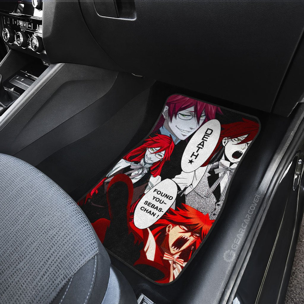 Grell Sutcliff Car Floor Mats Custom Black Butler Anime Car Accessories