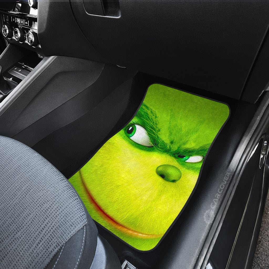 Grinch Car Floor Mats Custom Christmas Car Interior Accessories