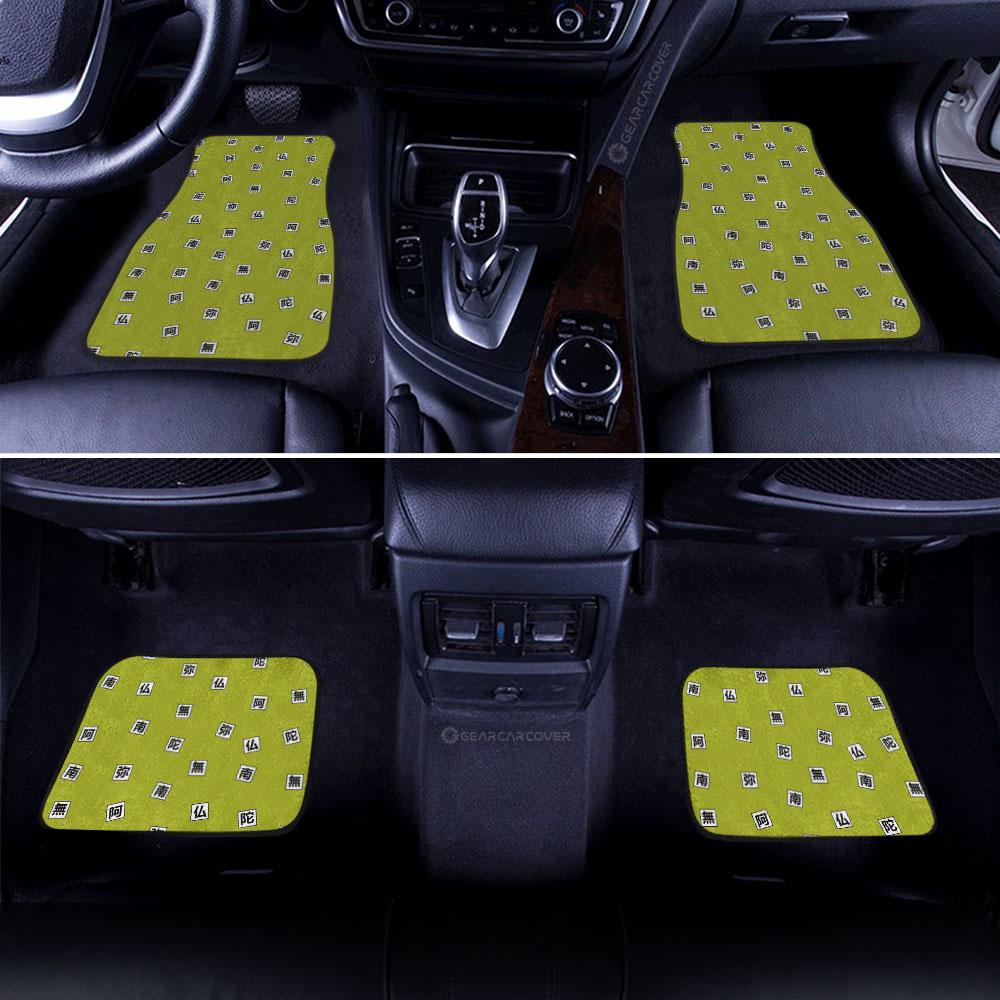 Gyomei Himejima Uniform Car Floor Mats Custom Demon Slayer Anime Car Accessories