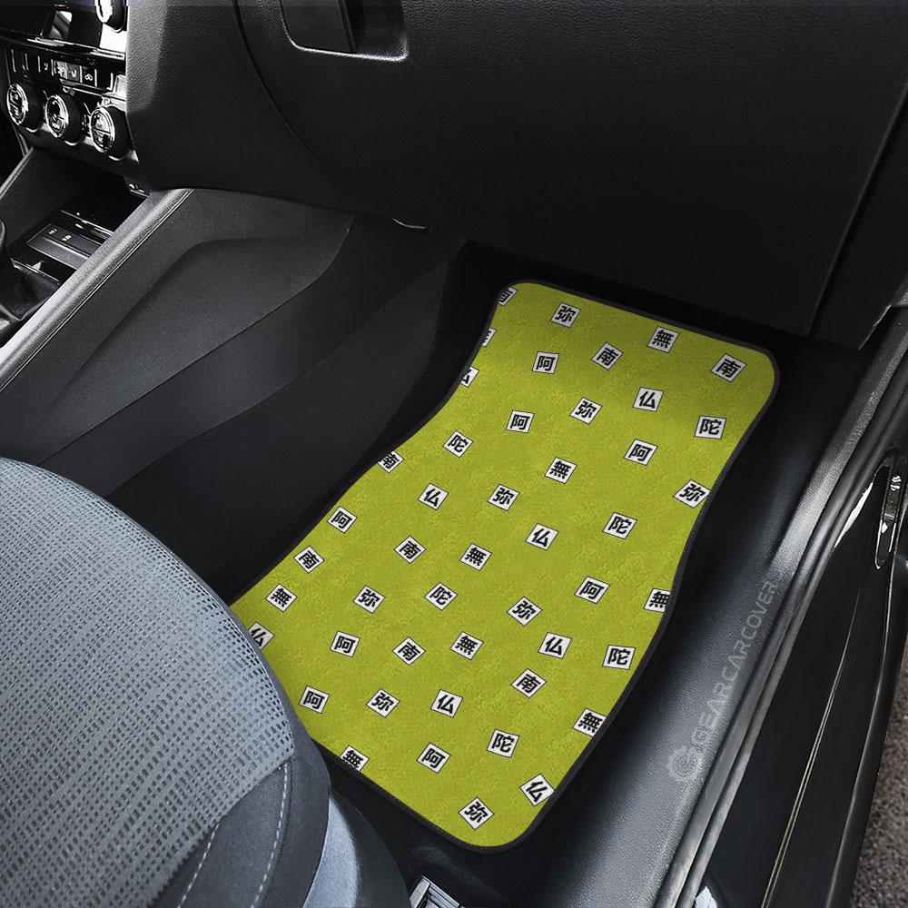 Gyomei Himejima Uniform Car Floor Mats Custom Demon Slayer Anime Car Accessories