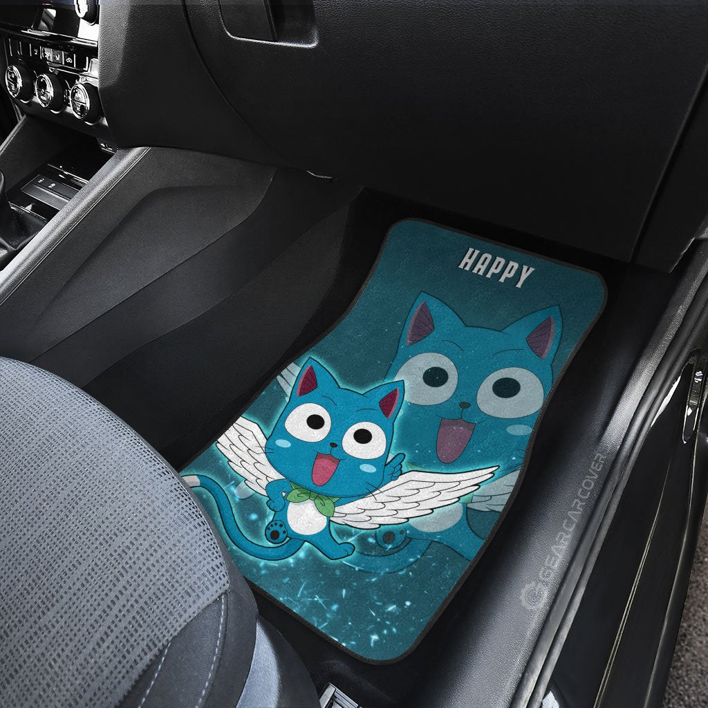 Happy Car Floor Mats Custom Fairy Tail Anime Car Accessories