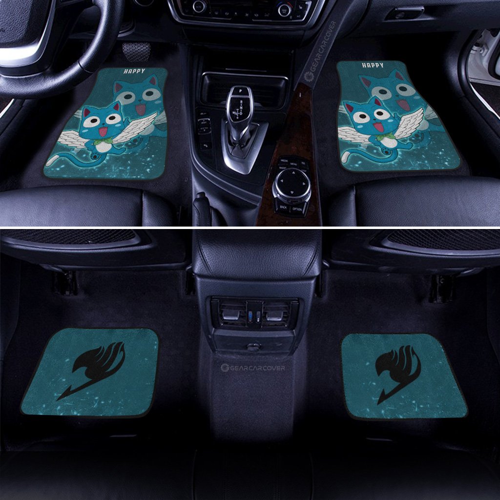 Happy Car Floor Mats Custom Fairy Tail Anime Car Accessories