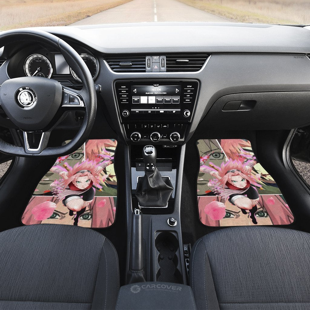 Haruno Sakura Car Floor Mats Custom Anime Naruto Car Interior Accessories