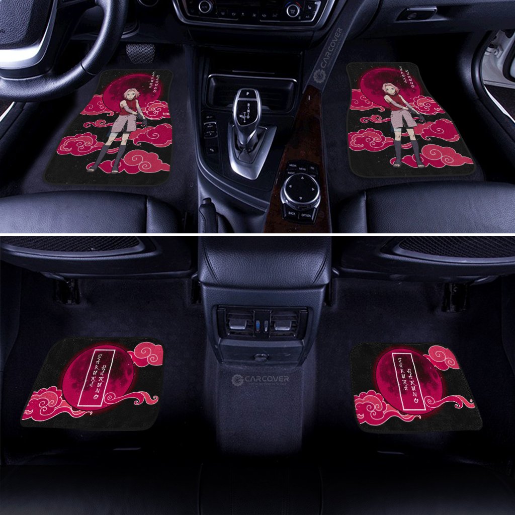 Haruno Sakura Car Floor Mats Custom Naruto Shippuden Anime Car Accessories