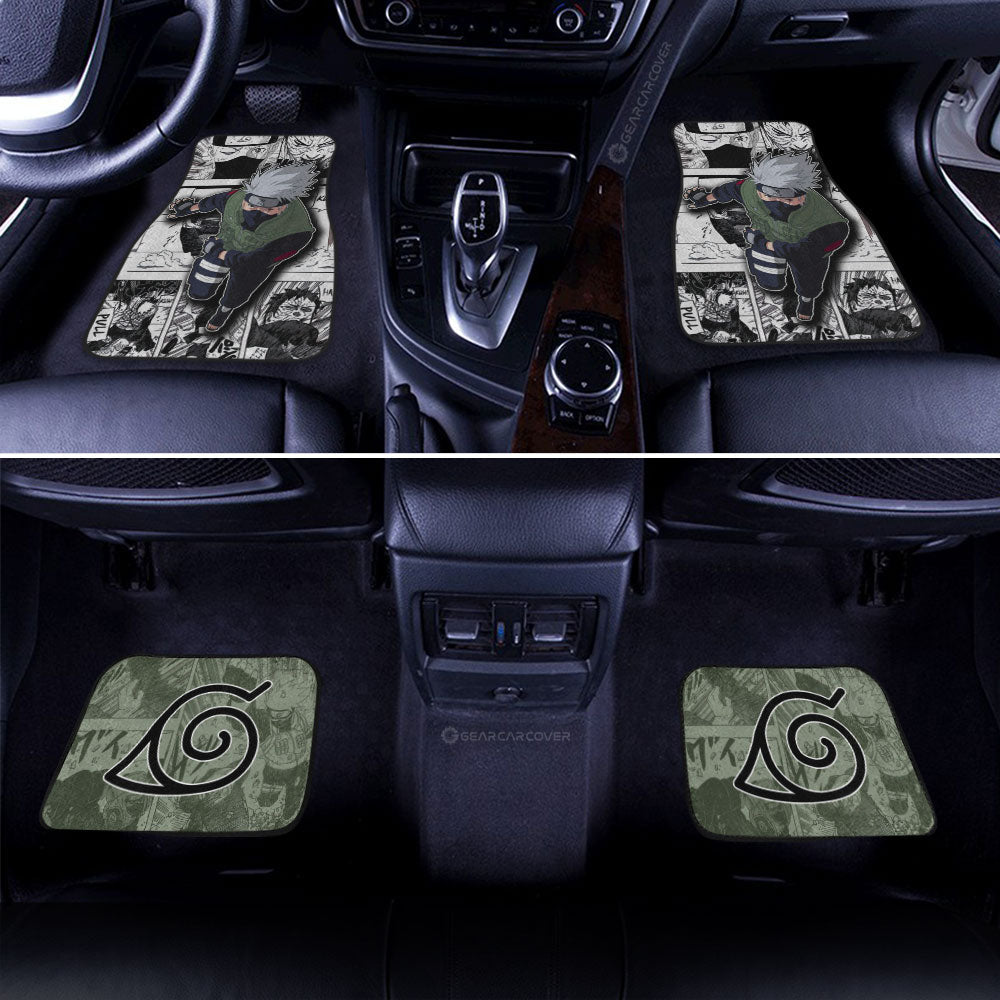 Hatake Kakashi Car Floor Mats Custom Naruto Anime Car Accessories Mix Manga