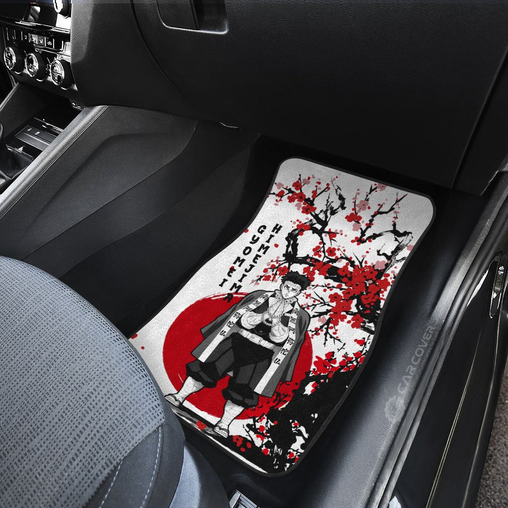 Himejima Car Floor Mats Custom Japan Style Anime Demon Slayer Car Interior Accessories