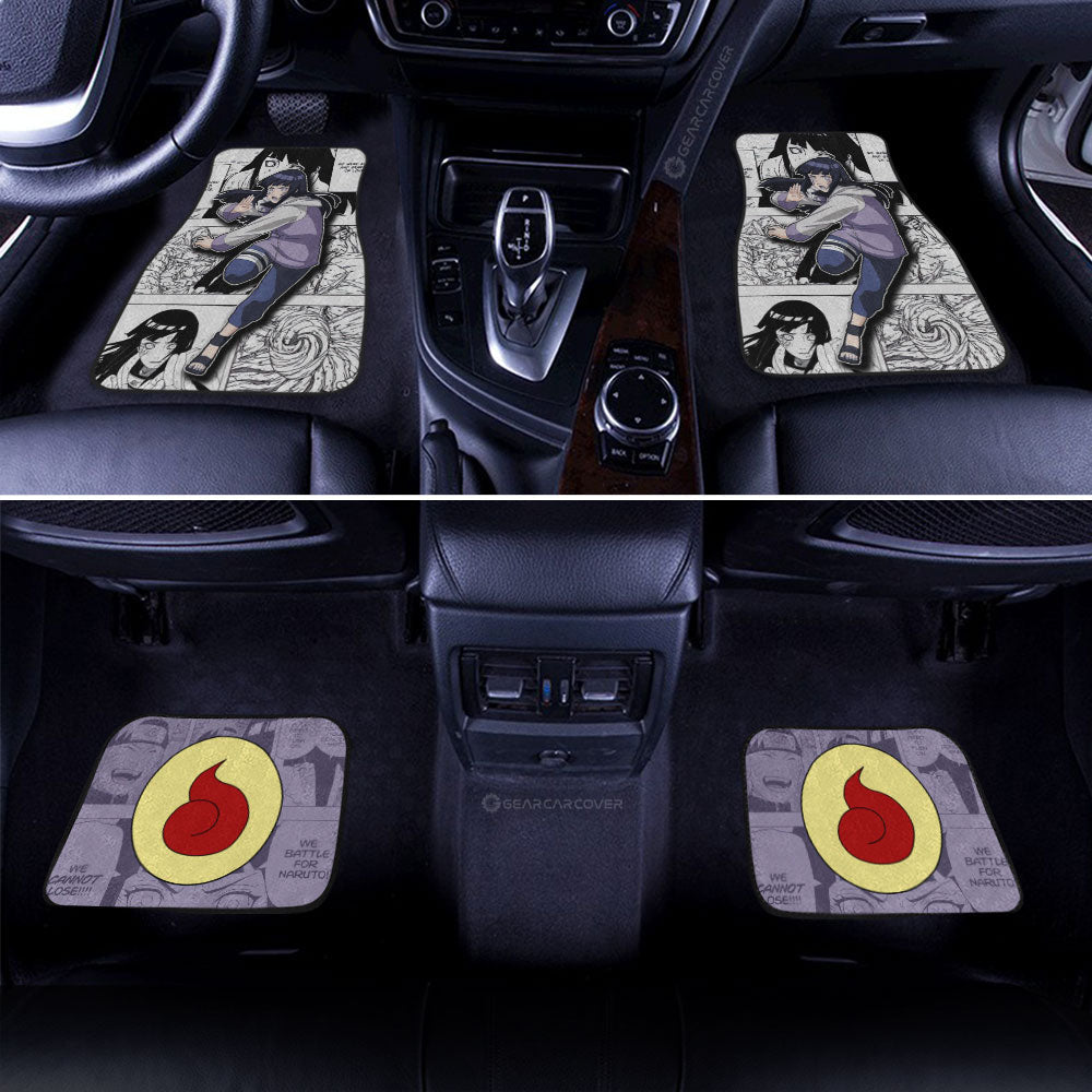 Hinata Car Floor Mats Custom Naruto Anime Car Accessories Mix Manga