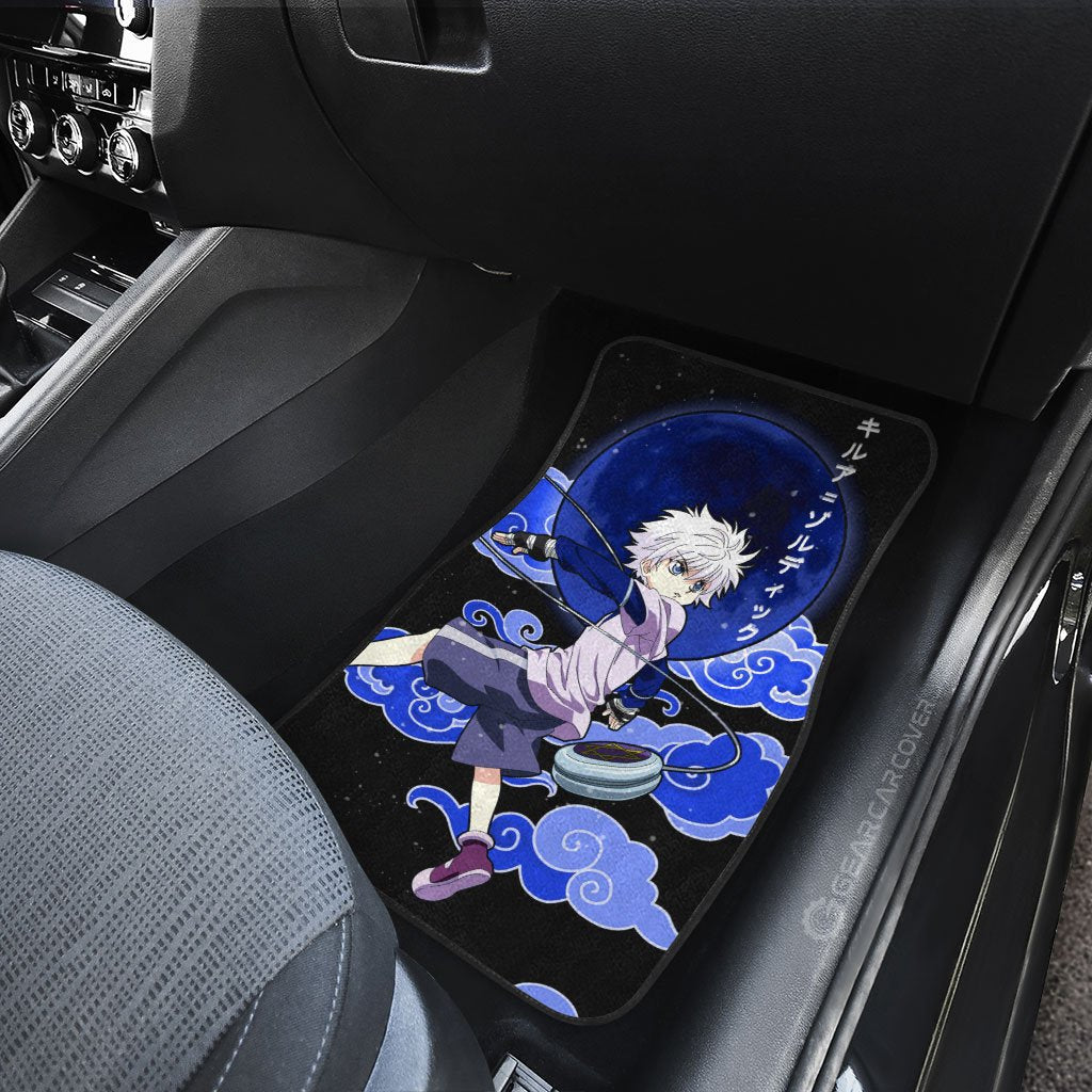 Hisoka Morow And Killua Zoldyck Car Floor Mats Custom Hunter x Hunter Anime Car Accessories