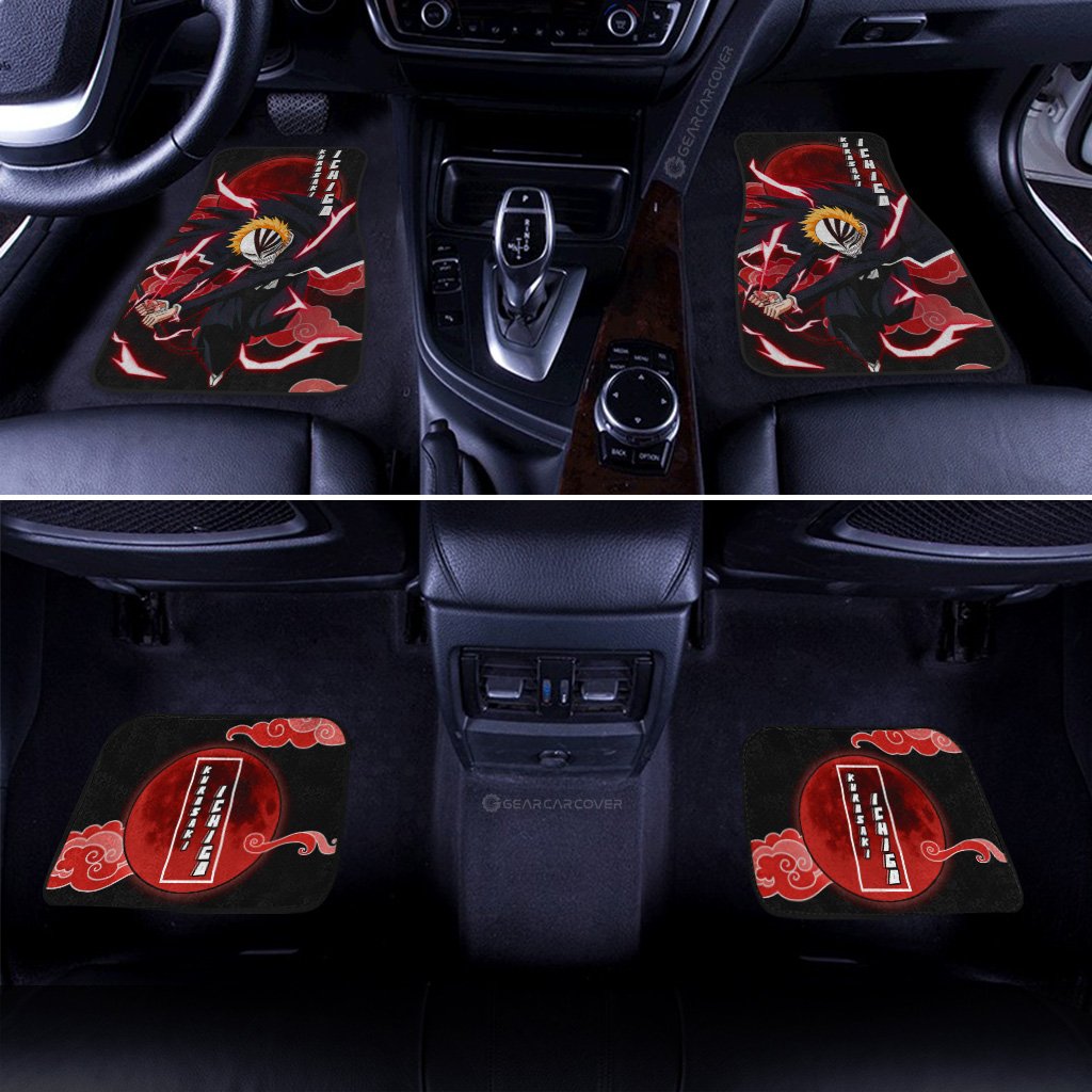 Hollow Ichigo Car Floor Mats Custom Bleach Anime Car Accessories
