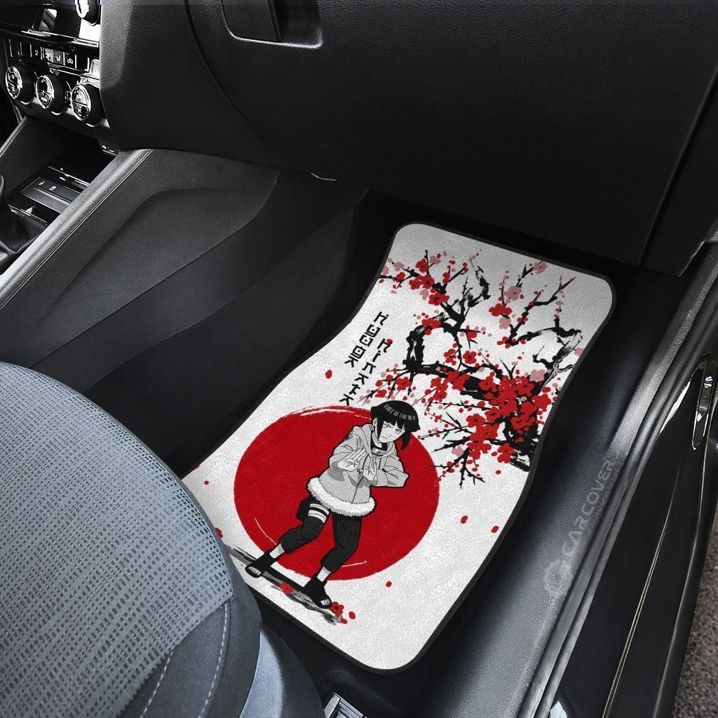 Hyuga Hinata Car Floor Mats Custom Japan Style Anime Naruto Car Interior Accessories
