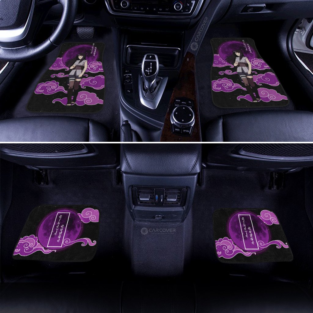 Hyuga Hinata Car Floor Mats Custom Naruto Anime Car Interior Accessories