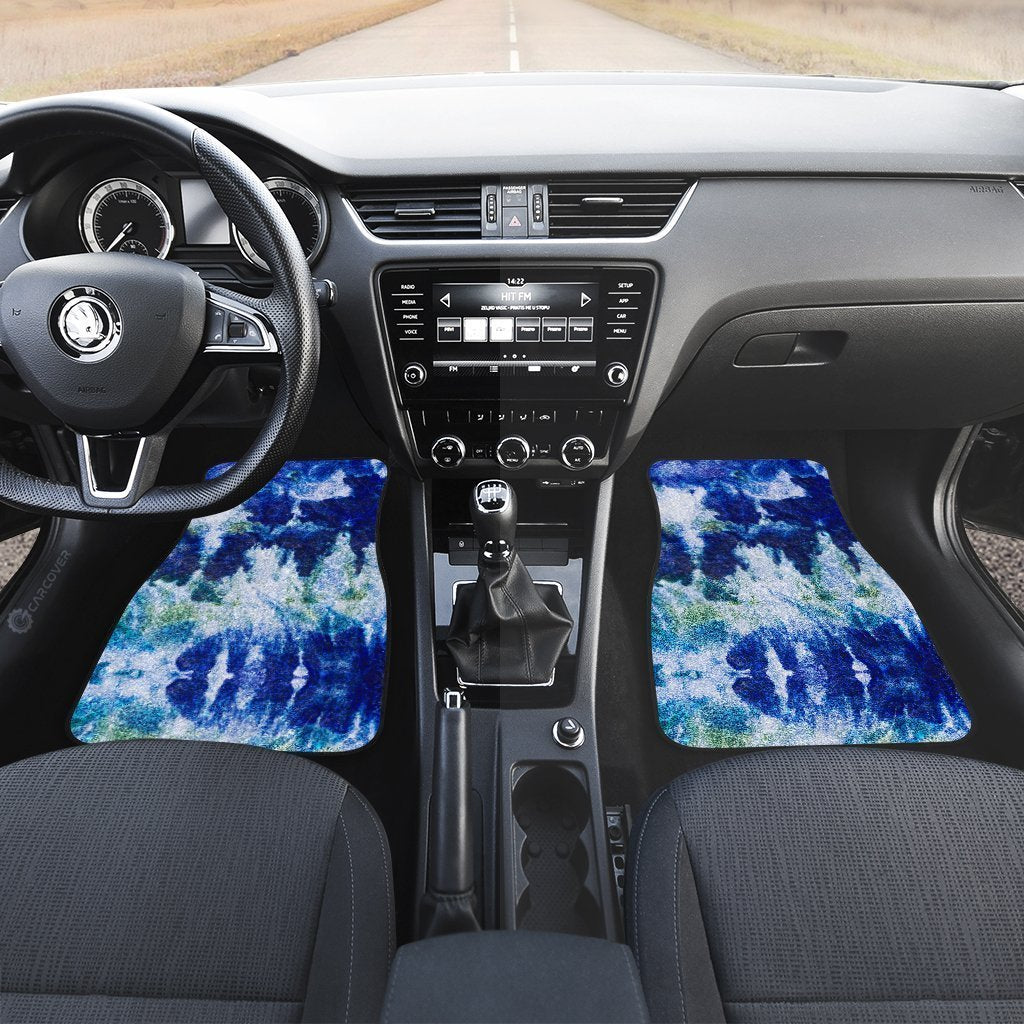 Ice Tie Dye Car Floor Mats Custom Hippie Car Accessories