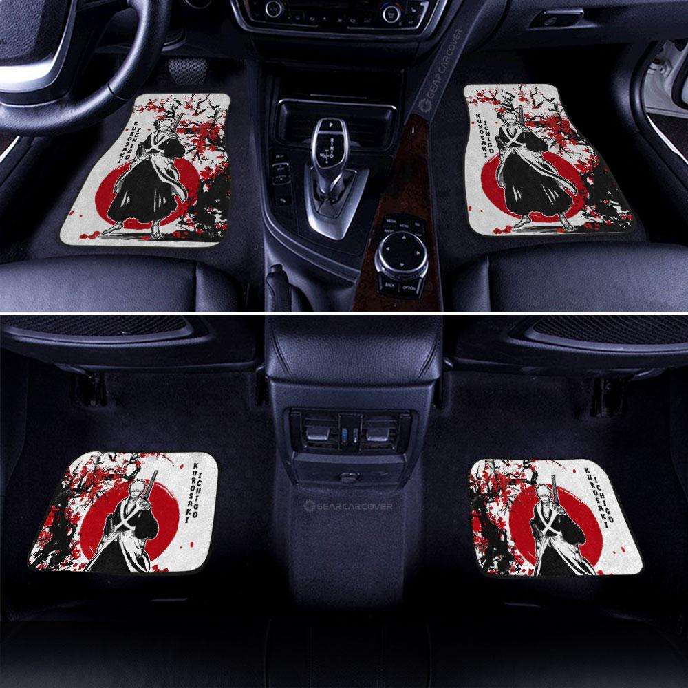 Ichigo Kurosaki Car Floor Mats Custom Japan Style Anime Bleach Car Interior Accessories